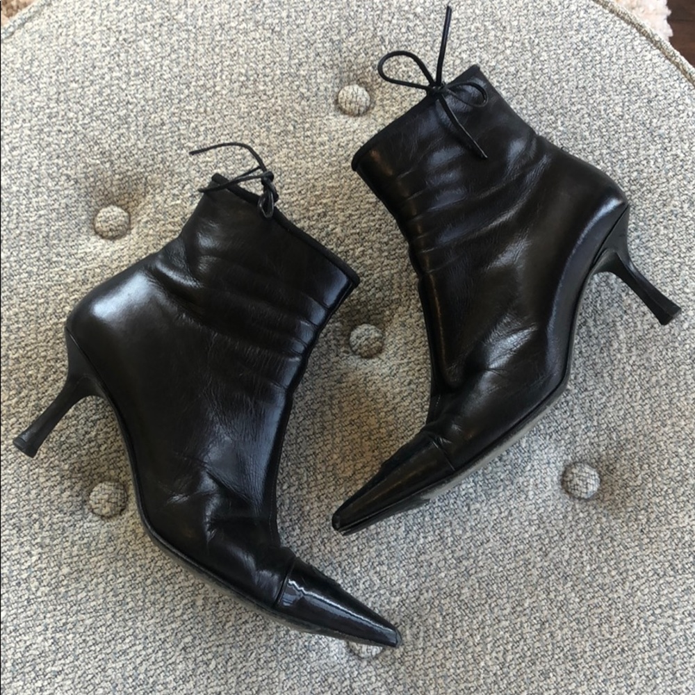 CHANEL Logo Boots